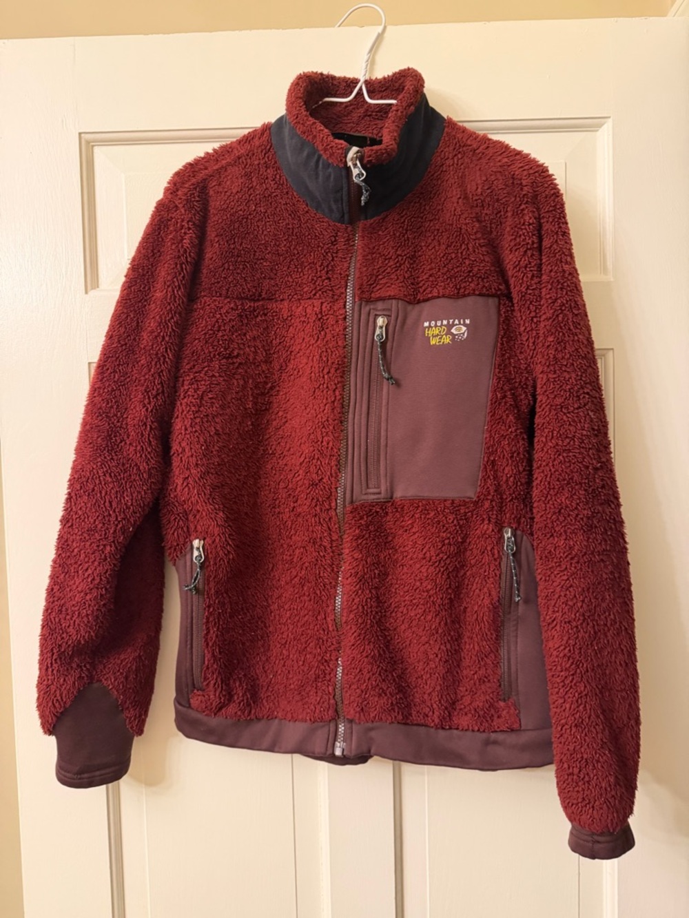 Mountain Hardwear Women's Maroon Sherpa Fleece Jacket